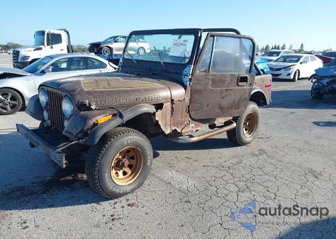1978 Jeep Cj7 z USA, uszkodzony, nr VIN J8A93EH152138